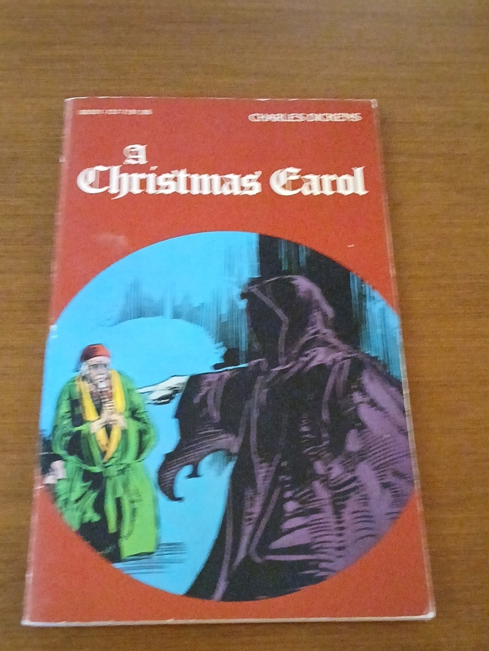 Vintage  A Christmas Carol Paperback - Classic Tale Charles Dickens Comic 1984